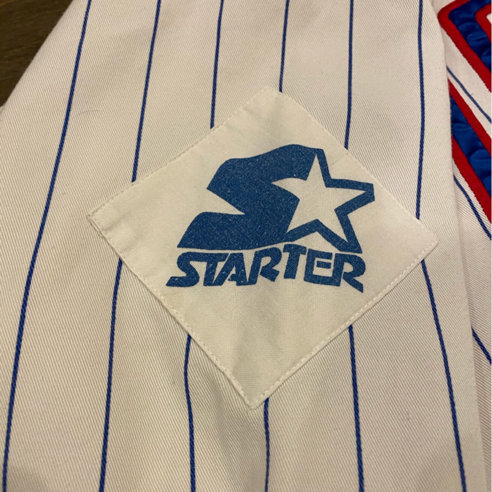 RARE Vintage Starter Detroit Pistons Baseball Jersey - Picture 4 of 6